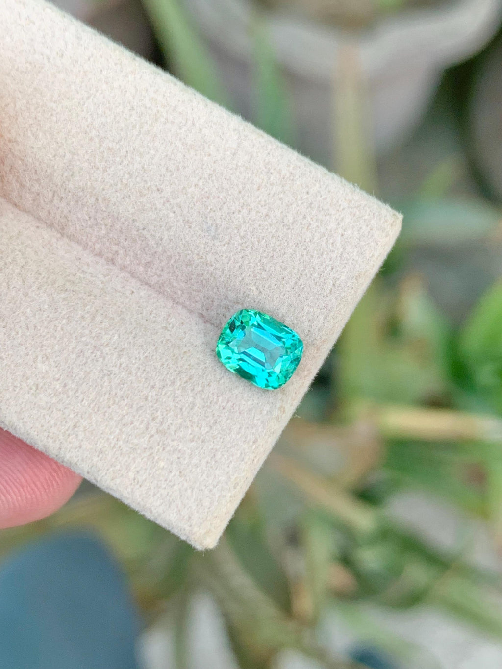 Neon Blue Tourmaline Gemstone: Rare Lagoonish Natural Stone, 1.30
