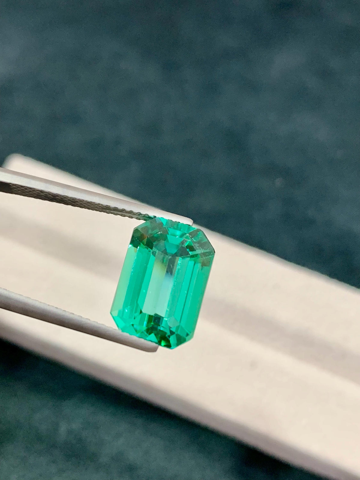 Hiddenite 8.45ct Octagonal Emerald Cut Gemstone from Afghanistan