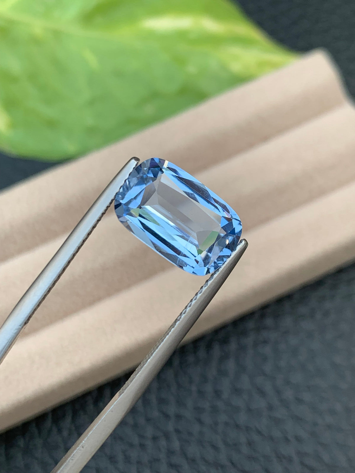 Santa Maria Aquamarine Gemstone: 4.30 CT Brazilian Cushion Cut Stone