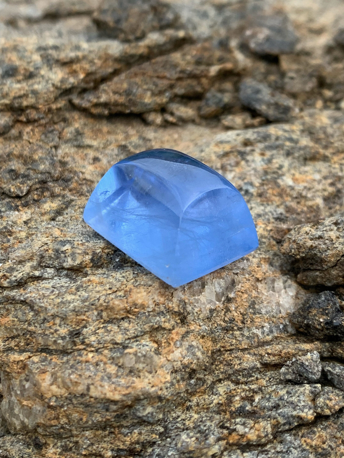 Santa Maria Aquamarine Cabochon: 24.15 CT Deep Blue Gemstone