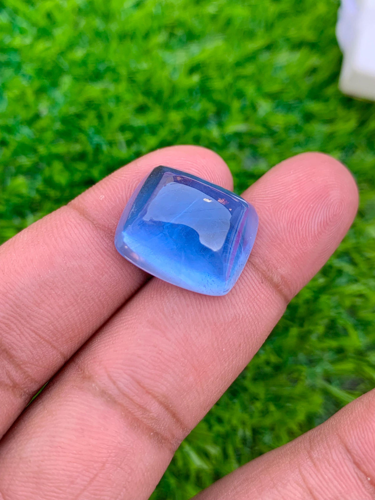 Santa Maria Aquamarine Cabochon: 22.90 Carat Gemstone