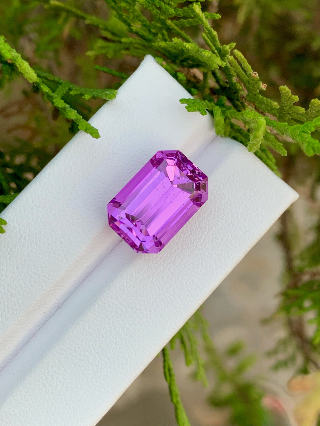 Lilac Kunzite Stone For Jewelry Making, Pink Kunzite Gemstone, 16.15 CT