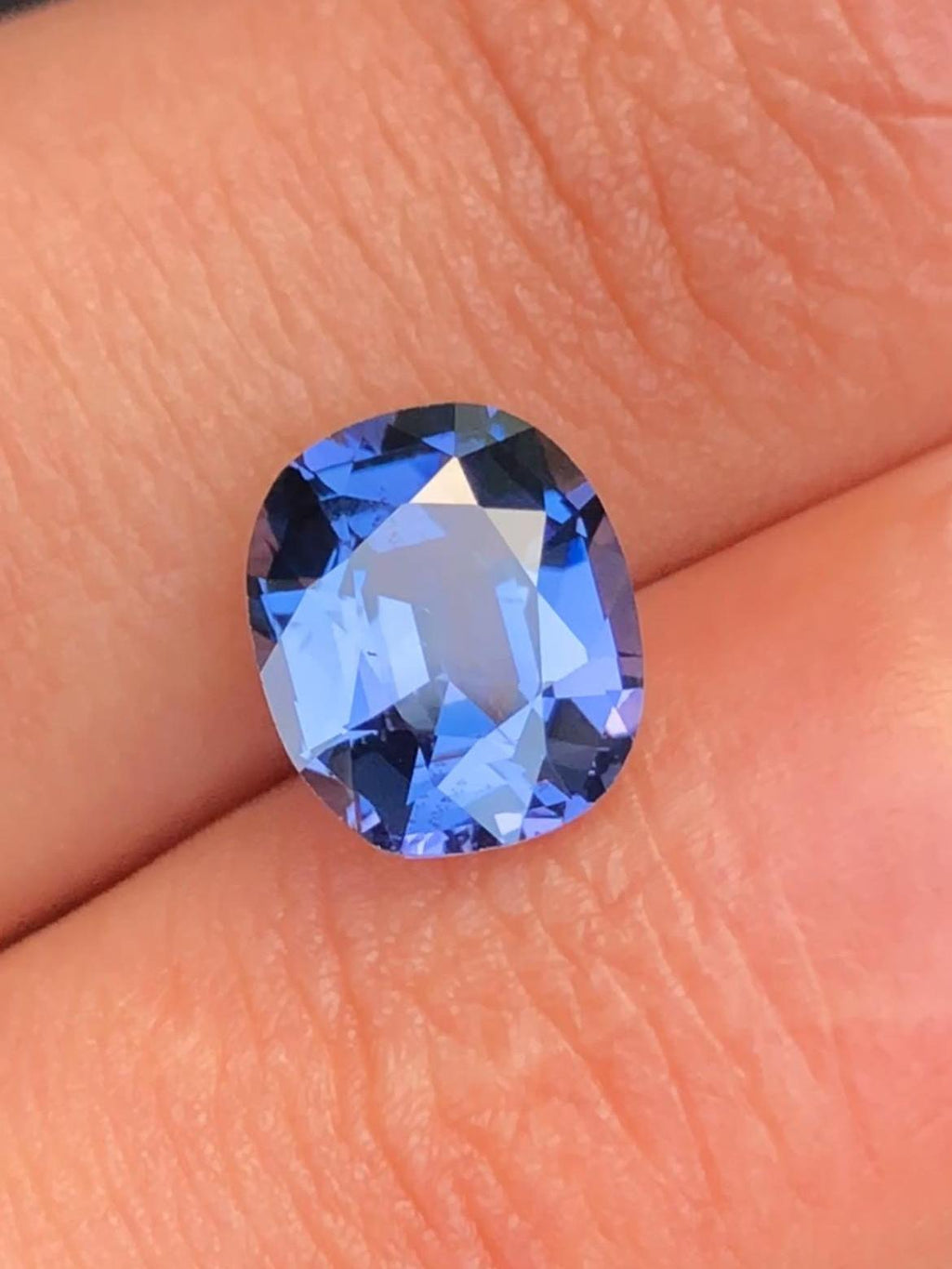 Purple Blue Spinel 2.15 Emerald Octagonal Cut Burma