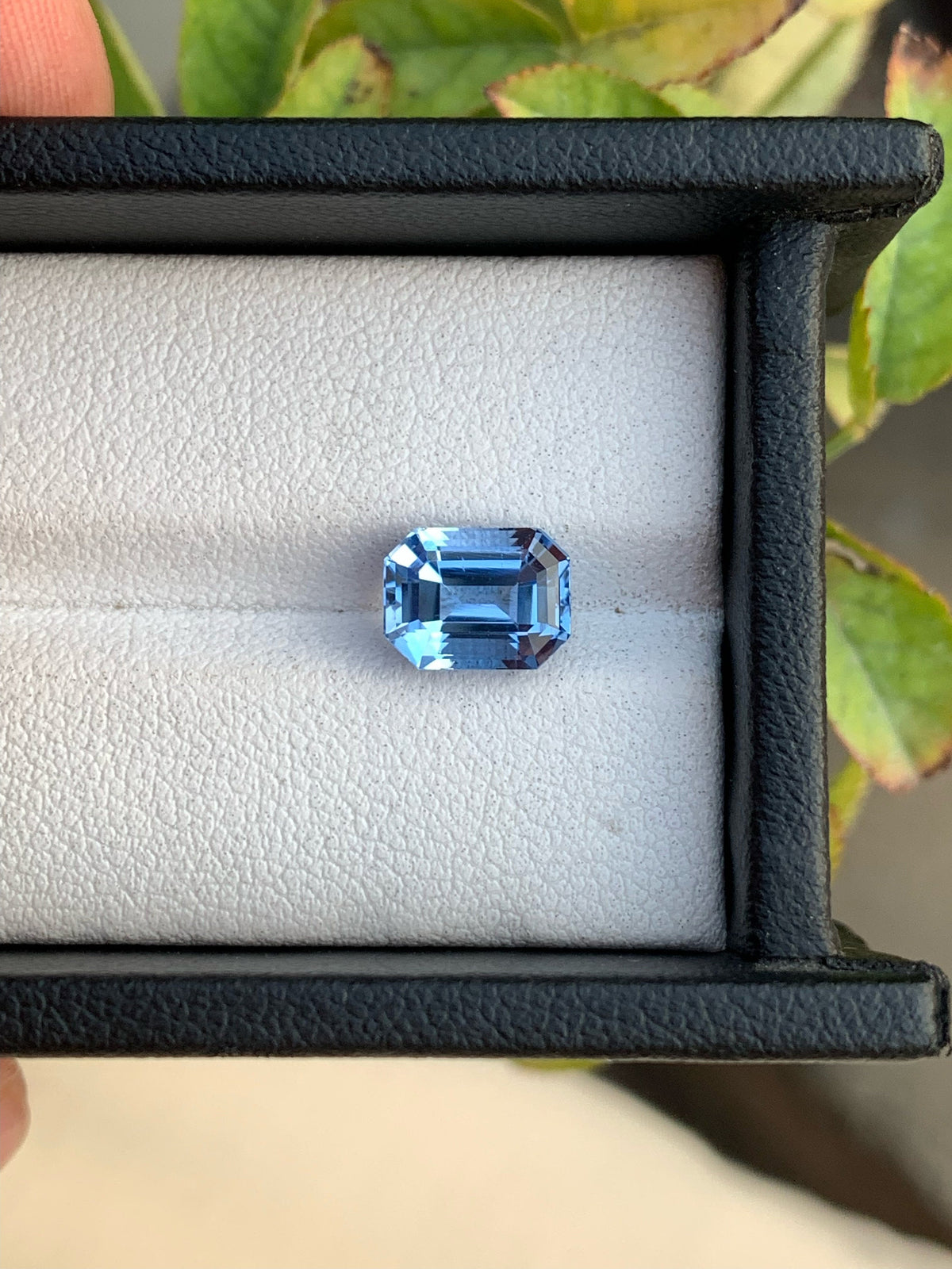 Santa Maria Blue Aquamarine Gemstone: Emerald Cut, 2 Carats