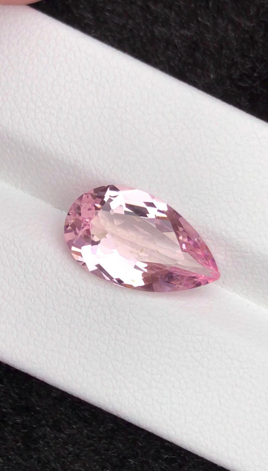Pink Morganite 4.45 ct Pear Cut – From Pakistan