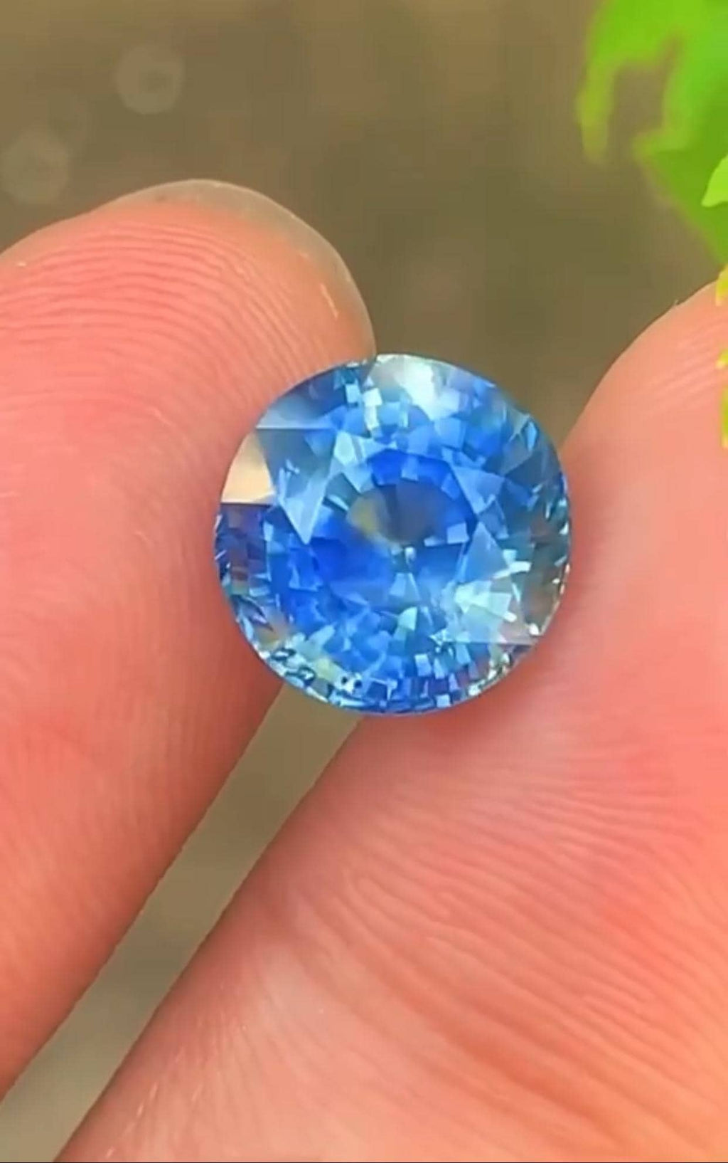 Cushion Cut Blue Sapphire Gemstone 6.37 CT - Ring Stone