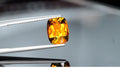 Cushion Cut Sphene Gemstone: 3.25 Carat Titanite Fire Stone