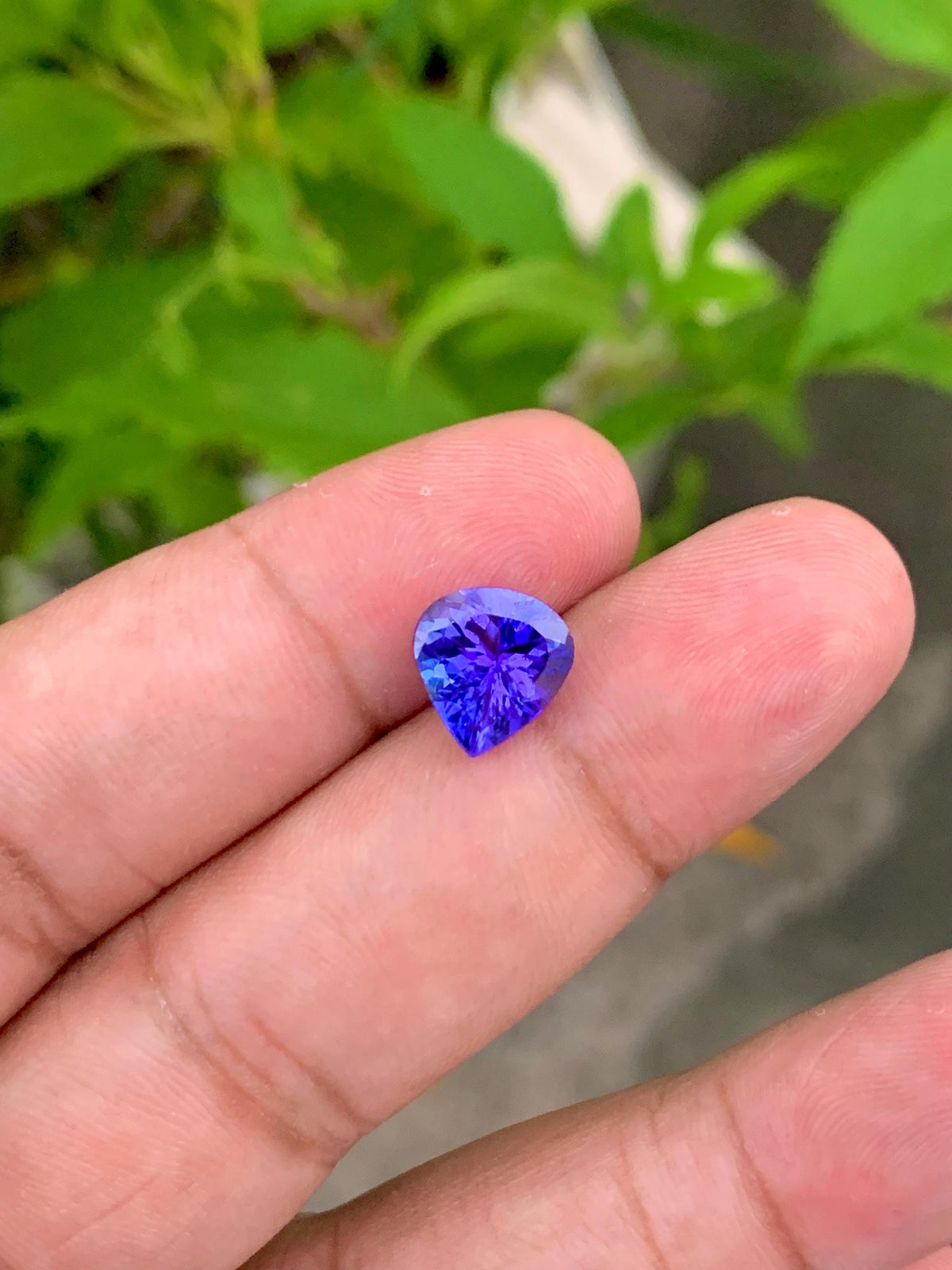 Natural Tanzanite Gemstone: 2.72 Carat Pear Shape, December Birthstone