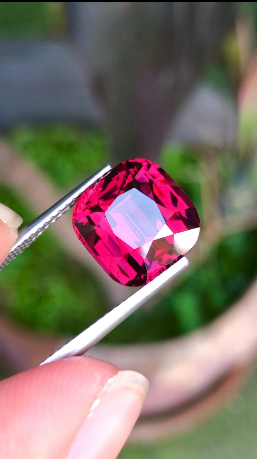 Certified Purple Red 7.05 Cts Rhodolite Garnet,Tanzanian Beauty For Collectors