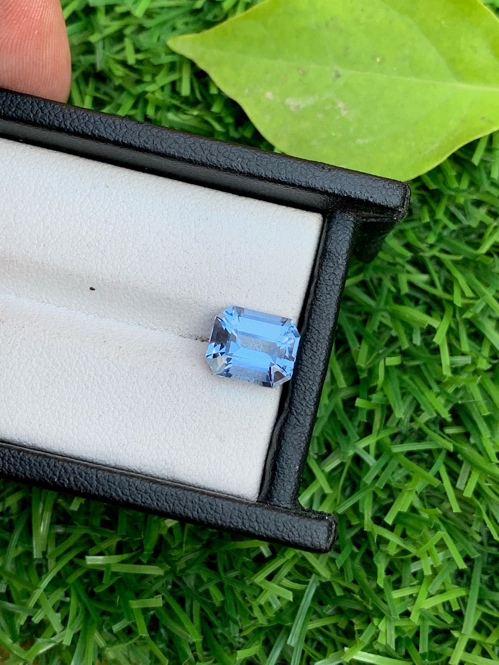 Santa Maria Blue Aquamarine Gemstone: Emerald Cut, March Birthstone (3.55 Carats)