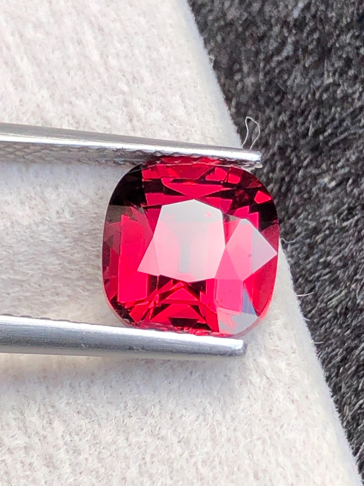Rhodolite Garnet 3.17ct Cushion Cut – Tanzanian Gemstone