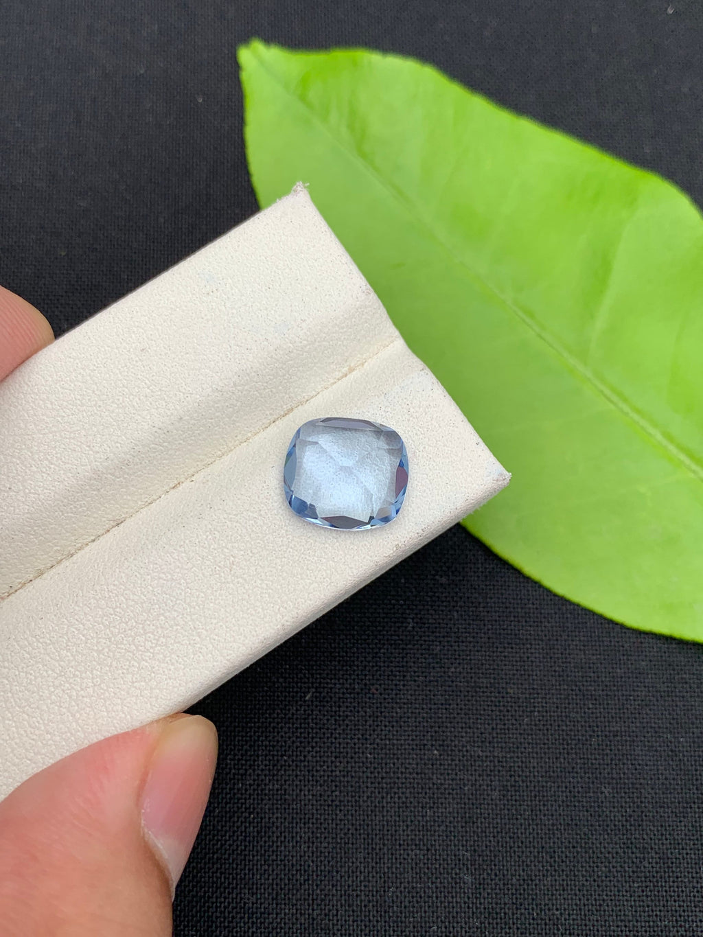 Santa Maria Blue Aquamarine Gemstone: 3.65 Carat Cushion Cut