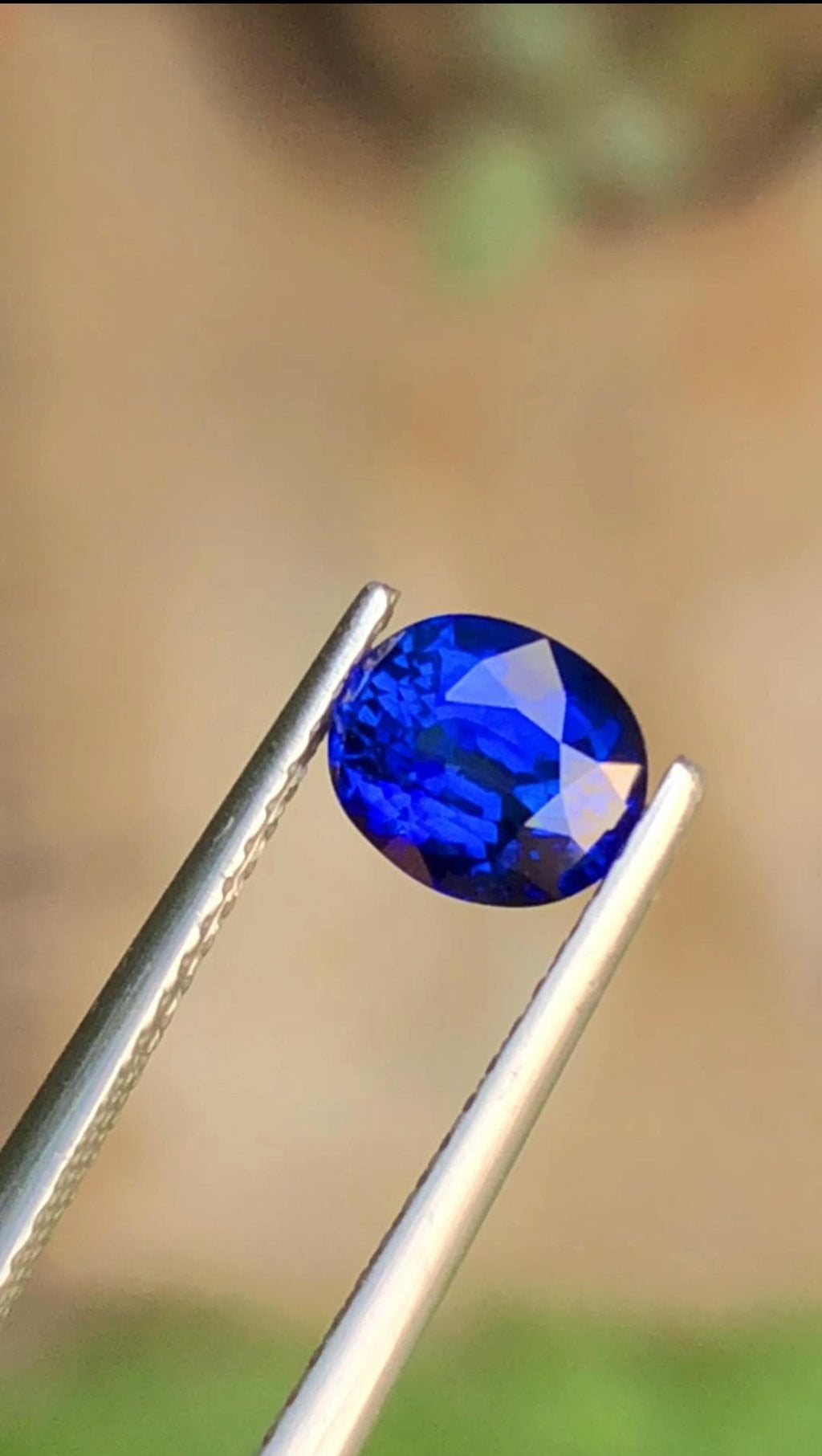 Royal Blue Sapphire 1.28ct Oval Cut Madagascar – Vibrant Faceted Gemstone