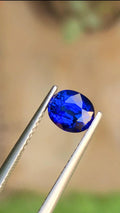 Royal Blue Sapphire 1.28ct Oval Cut Madagascar – Vibrant Faceted Gemstone