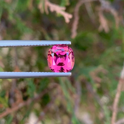 Faceted Tourmaline Stone, deep Pink Tourmaline Jewelry Stone, Dravite Tourmaline Gemstone, Red Tourmaline Ring Stone, 2.80 CT